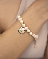 Ettika Eternal Gleam Mother of Pearl Chain Bracelet