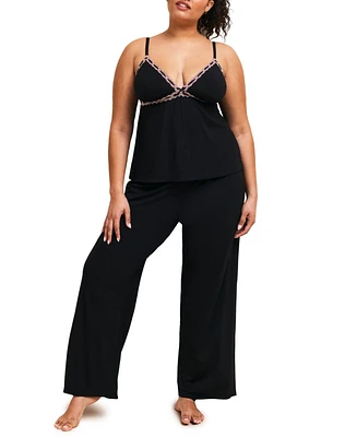 Adore Me Plus Eloisa Tank Top & Pants Pajama Set