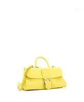 Pre-Owned Delvaux Small East West Brillant Top Handle Bag Leather