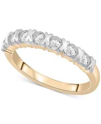 Diamond Band Ring (1/2 ct. t.w.) in 14k Yellow Gold