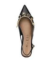 Guess Women's Daisee Charms Slingback Flats