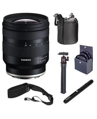 Tamron 11-20mm f/2.8 Di Iii-a Rxd Lens for Sony E, Bundle with ProOptic 67mm Filter Kit, Octopus Tripod Kit, Sling Strap, Lens Cleaner, Lens Pouch