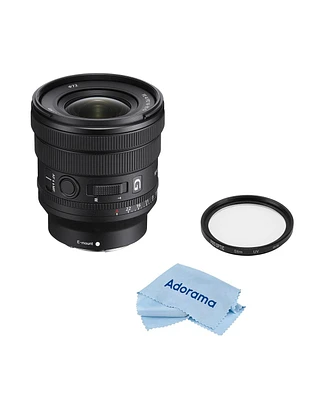 Sony Fe Pz 16-35mm f/4 G Lens for Sony E Bundle with 72mm Multi Coated Uv Ultra Violet Filter, Microfiber Cleaning Cloth