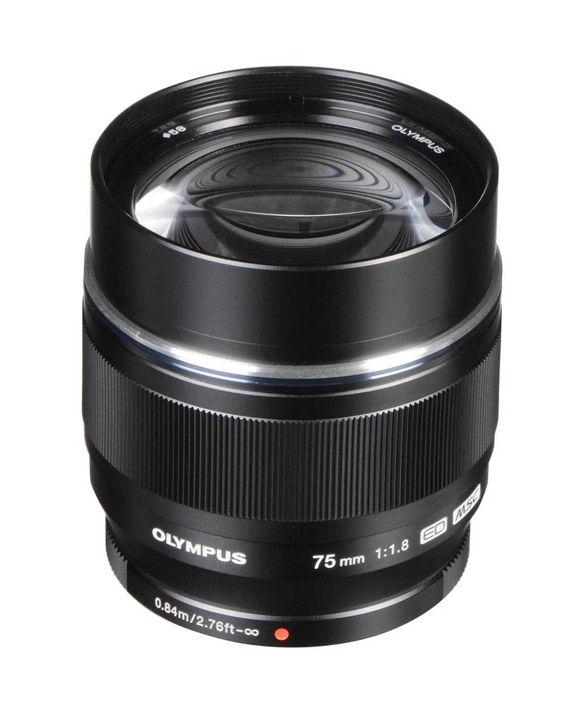 Olympus M.Zuiko Digital 75mm f/1.8 Lens for Micro Four Thirds, Black