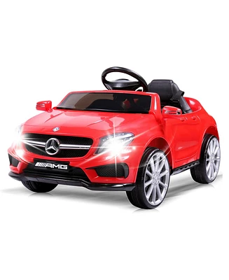 Tobbi 6 Volt Kids Electric Battery Powered Ride On Toy Mercedes Benz Car, Red
