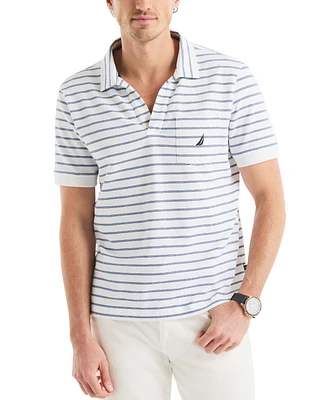 Nautica Men's Classic-Fit Stripe Seersucker Polo Shirt