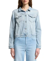 7 For All Mankind Women's Classic Denim Tucker Jacket