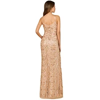 Lara Women's Scoop Neck Beaded Dress
