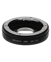 Fotodiox Lens Mount Adapter with 1.4x Multi-Coated Focus Correction Lens for Olympus Om Lens to Nikon F Mount Camera