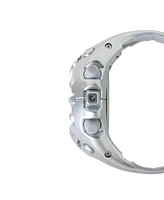 G-Shock Men's Silver Tone Resin Watch, 58.2mm