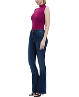 Kimi + Kai Women's Turtleneck Sleeveless Bodysuit Top