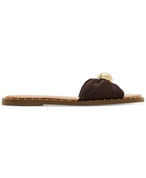Steve Madden Women's Dipsy Knotted Embellished Slide Sandals