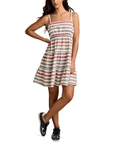 Lucky Brand Women's Tie-Back Mini Dress