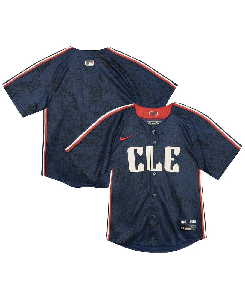 Nike Toddler Navy Cleveland Guardians City Connect Team Limited Jersey