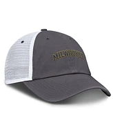 Nike Men's Gray Milwaukee Brewers Wordmark Club Adjustable Trucker Hat