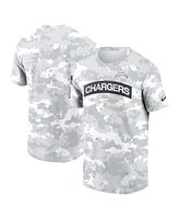 Nike Men's Arctic Camo Los Angeles Chargers 2024 Salute To Service Performance T-Shirt