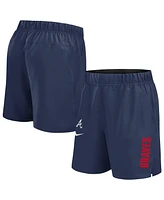 Nike Men's Navy Atlanta Braves Woven Victory Performance Shorts