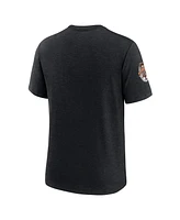 Nike Men's Heather Black San Francisco Giants Cooperstown Collection Eras Tri-Blend T-Shirt