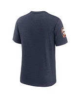 Nike Men's Heather Navy Detroit Tigers Cooperstown Collection Eras Tri-Blend T-Shirt