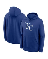 Nike Men's Royal Kansas City Royals Logo Club Fleece Pullover Hoodie