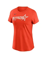 Nike Women's Orange Houston Astros 2025 City Connect Wordmark T-Shirt