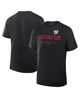 Fanatics Men's Black Washington Nationals Color Pop Legacy Clubhouse T-Shirt
