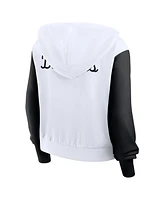 Nike Women's White Ohio State Buckeyes Beyond Capability Color Block Script Full-Zip Hoodie