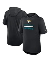 Nike Men's Black Jacksonville Jaguars Lockup Tri-Blend Hoodie T-Shirt