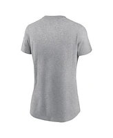 Nike Women's Heather Gray Ohio State Buckeyes Retro Script T-Shirt