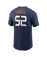 Nike Men's Bryan Abreu Navy Houston Astros 2025 City Connect Fuse Name Number T-Shirt