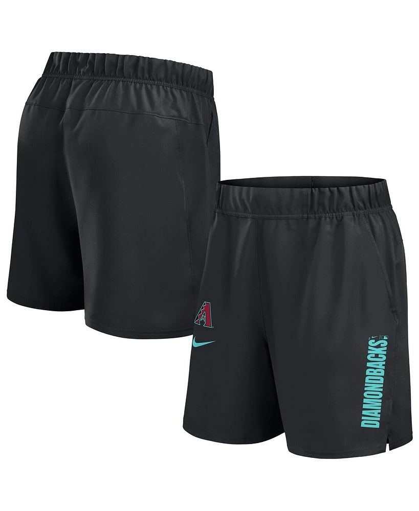 Nike Men's Black Arizona Diamondbacks Woven Victory Performance Shorts