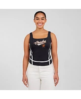 Wear By Erin Andrews Women's Black Baltimore Orioles Square Neck Tank Top