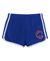 Outerstuff Toddler 2-Pice Blue Chicago Cubs Double Run T-Shirt and Shorts Set