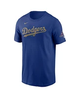 Nike Men's Will Smith Royal Los Angeles Dodgers 2025 Gold Collection Name Number T-Shirt