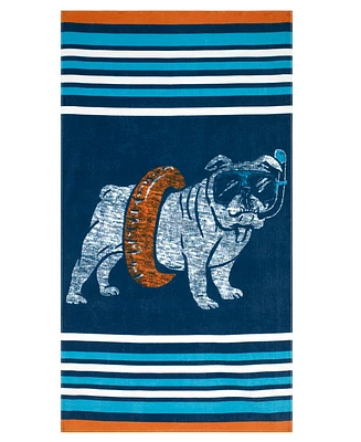 Izod Snorkel Time Cotton Beach Towel, 70" x 40"