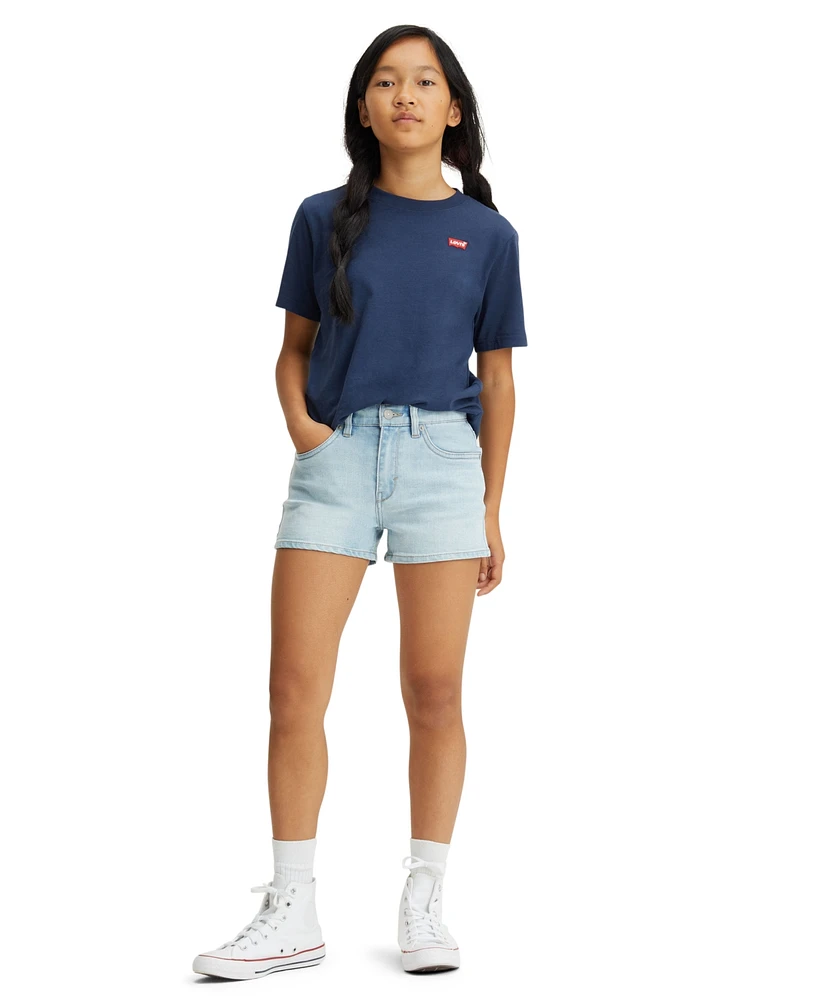 Levi's Big Girls Mini Mom Shorts