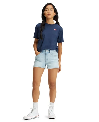 Levi's Big Girls Mini Mom Shorts