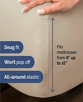 4 Piece Deep Pocket Rayon From Bamboo Cooling Sheet Set