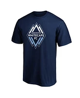 Fanatics Men's Navy Vancouver Whitecaps Fc Logo T-Shirt