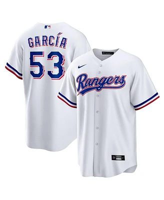 Nike Men's Adolis Garcia White Texas Rangers 2023 World Series Replica Player Jersey
