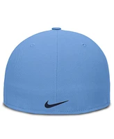 Nike Men's Light Blue Tampa Bay Rays True Round Bill Performance Fitted Hat
