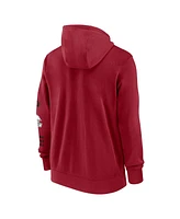 Nike Men's Cardinal Arizona Cardinals Club Full-Zip Hoodie Jacket