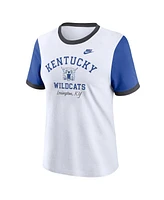 Nike Women's White Kentucky Wildcats Legacy Fundamental Expression Tri-Blend T-Shirt