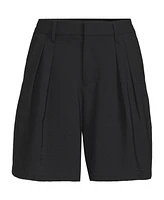 Lands' End Women's Creaseless High Rise 7" Shorts