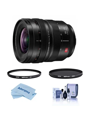 Panasonic Lumix S Pro 16-35mm f/4 Lens for L Mount, Bundle with Hoya Nxt Plus 77mm Uv+Cpl Filter Kit, Cleaning Kit, Cleaning Cloth