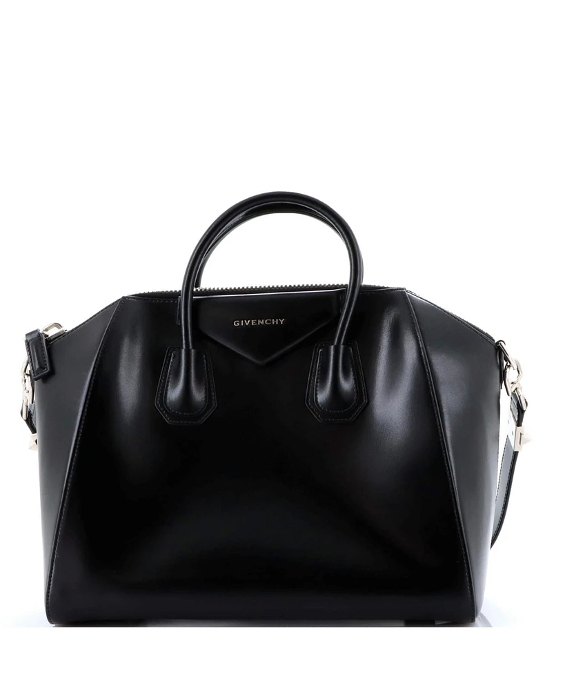 Pre-Owned Givenchy Medium Antigona Bag Glazed Leather