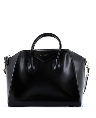 Pre-Owned Givenchy Medium Antigona Bag Glazed Leather