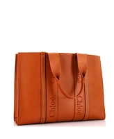 Pre-Owned Chloe Woody Tote Leather