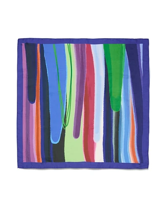 Steve Madden Another Line Watercolor Pattern Satin Square Scarf