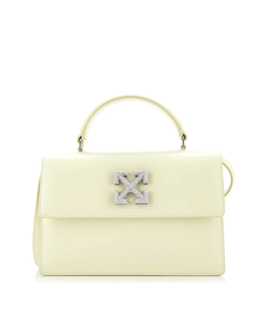 Pre-Owned Off White Jitney 1.4 Bag Leather